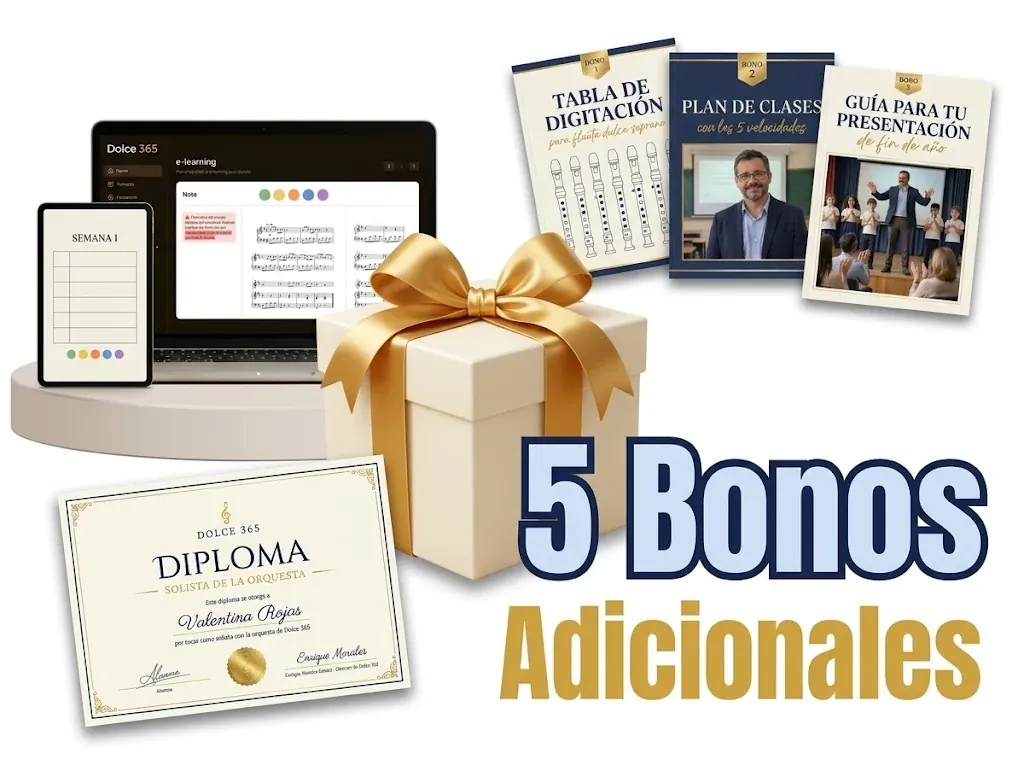Todo lo que incluye el acceso: catálogo, guías, diploma y bono secreto
